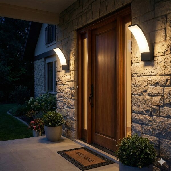 Brilagi - LED Vonkajšie nástenné svietidlo ARCELO LED/9W/230V IP44