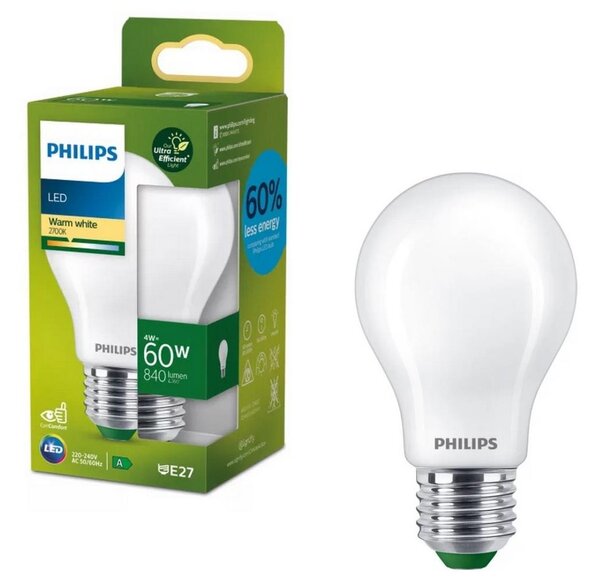 LED žiarovka ULTRAEFFICIENT Philips A60 E27/4W/230V 2700K