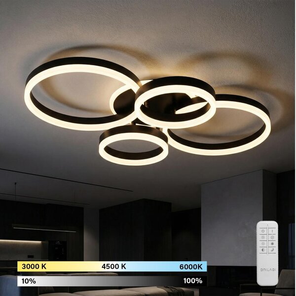 Brilagi - LED stmievateľné stropné svietidlo ORBITS LED/52W/230V 3000-6000K + DO