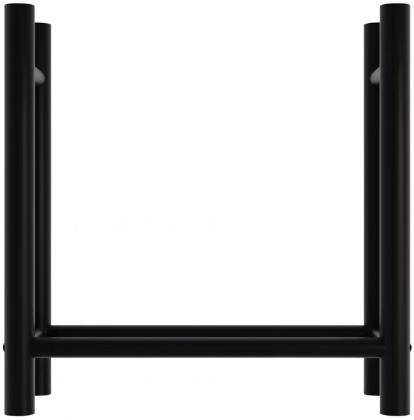 Stojan na drevo Medya round - 30x80x80 cm, kov čierny