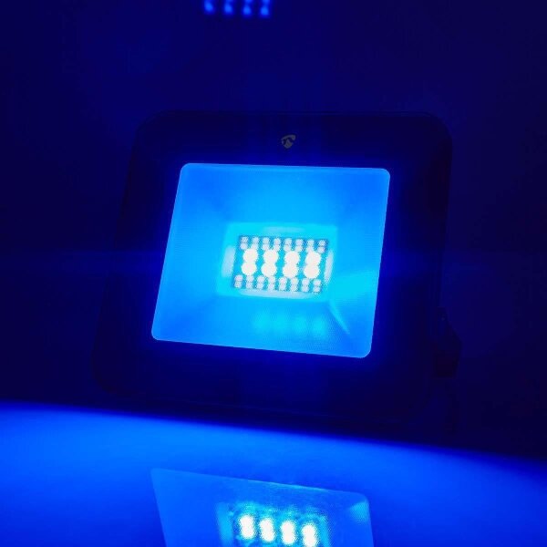 Nedis WIFILOFC20FBK-LED RGBW reflektor SmartLife LED/20W/230V Wi-Fi IP65