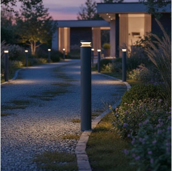 Ideal Lux - LED Vonkajšia lampa BOEING LED/14W/230V 100 cm IP65 antracit