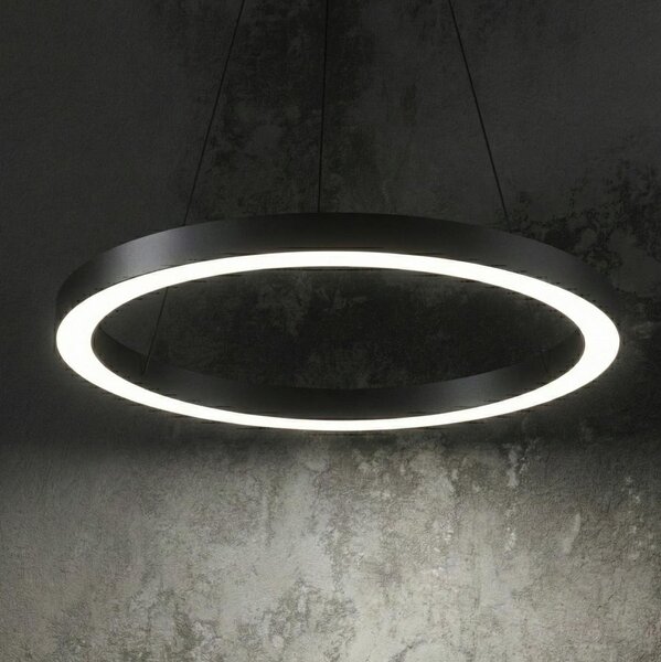 Ideal Lux - LED Luster na lanku ORACLE LED/28W/230V 3000K pr. 50 cm CRI 90 čierna
