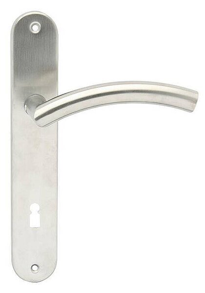 Dverné kovanie COBRA PAOLA (IN), kľučka-kľučka, Otvor pre obyčajný kľúč BB, COBRA IN (nerez), 72 mm