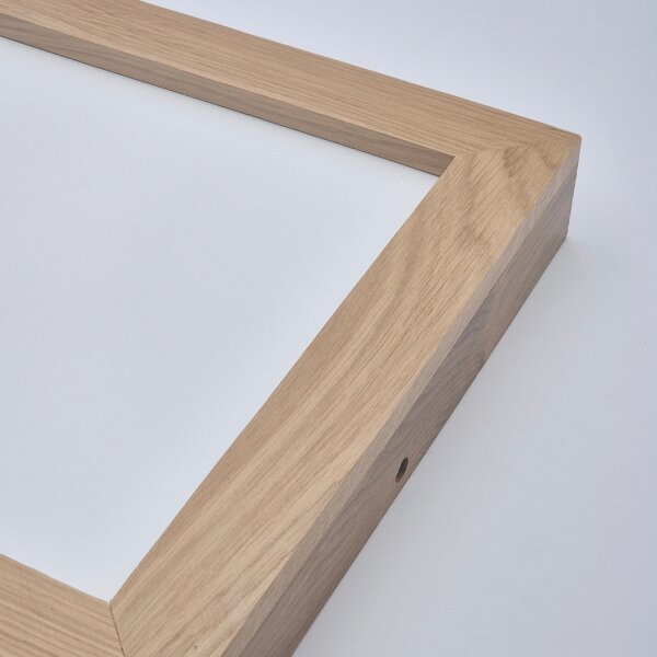 Brilagi-LED Stmievateľné svietidlo WOODY FRAME LED/24W/230V dub 30x30 cm IP44 + DO