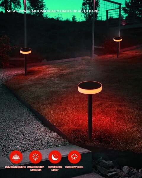 Immax NEO 07910L-LED RGB stmievateľné solárne LED svietidlo 1W/5V IP54 Tuya