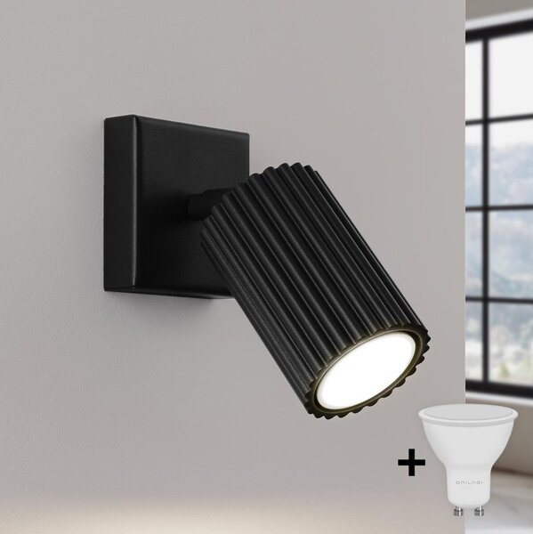 Brilagi - LED nástenné bodové svietidlo CRESTO 1xGU10/10W/230V čierne