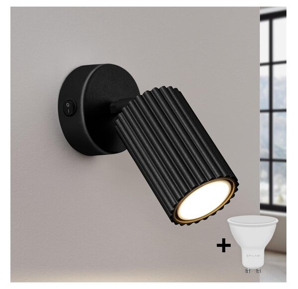 Brilagi - LED nástenné bodové svietidlo CRESTO 1xGU10/10W/230V čierna