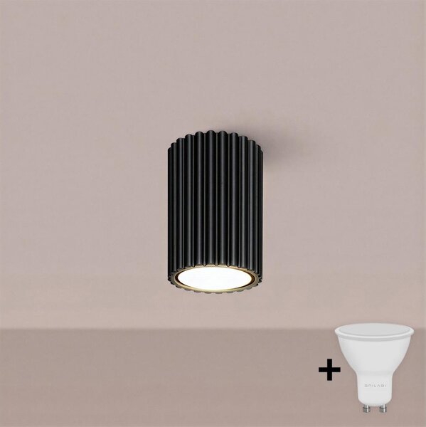 Brilagi - LED bodové svietidlo CRESTO 1xGU10/10W/230V 10 cm čierne