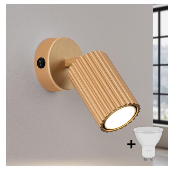 Brilagi - LED nástenné bodové svietidlo CRESTO 1xGU10/10W/230V zlaté