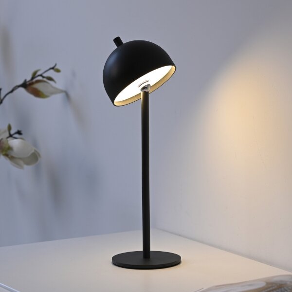 Schöner Wohnen 19244-18 - LED stmievateľná stolná lampa BELLIS LED/2,5W/5V IP54 čierna