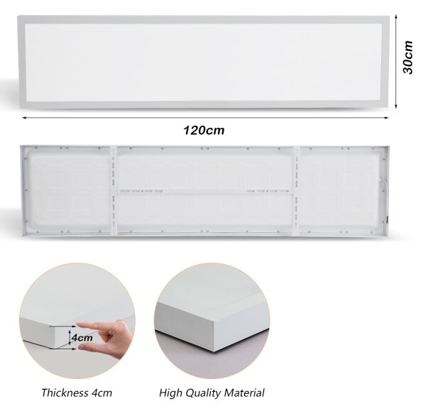 Brilagi - LED kúpeľňové svietidlo FRAME LED/50W/230V 3000/4000/6000K IP44 biela
