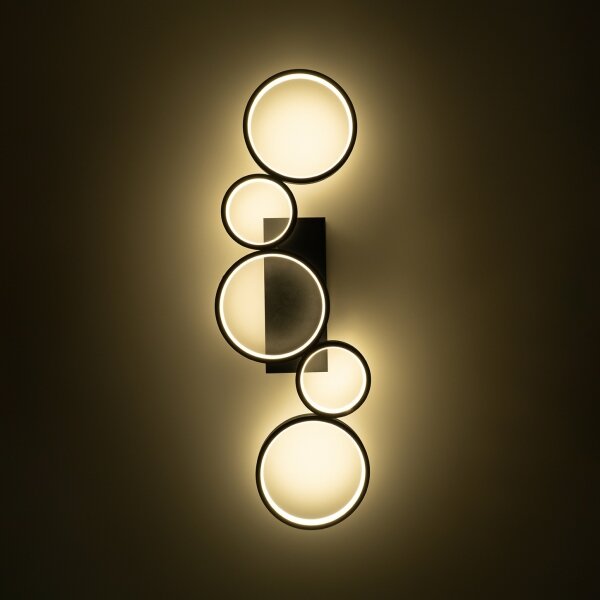 Brilagi - LED stmievateľné stropné svietidlo RINGO LED/34W/230V čierne + DO