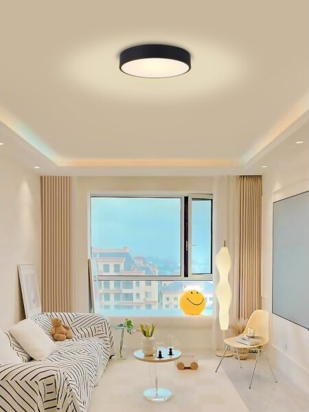 Immax NEO 07201L-LED Stmievateľné stropné svietidlo RONDATE 28W/230V čierna Tuya+DO