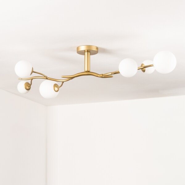 Brilagi - LED Prisadený luster MISTEL 6xG9/3W/230V zlatá/biela