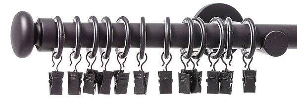 Jednoduchá garniža Modern black matt 160cm