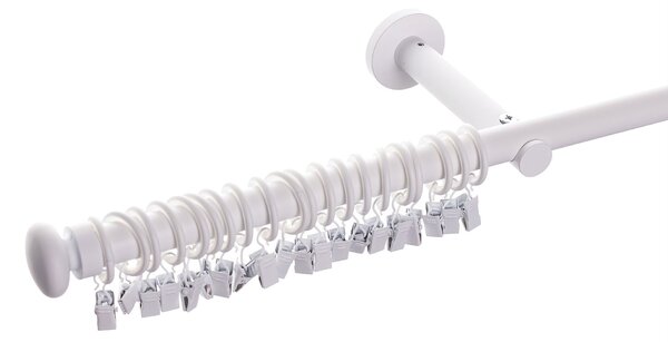 KJednoduchá garniža Modern white matt160cm