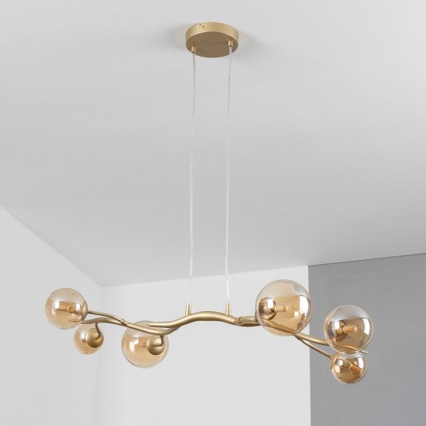 Brilagi - LED Luster na lanku MISTEL 6xG9/3W/230V zlatá