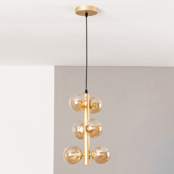 Brilagi - LED Luster na lanku MILLA 6xG9/3W/230V zlatá