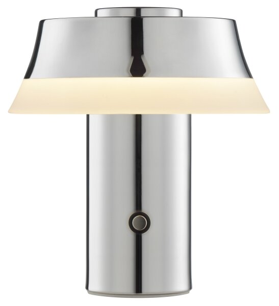 Brilliant - LED dotyková stmievateľná nabíjateľná stolná lampa KINICH LED/2,5W/5V 2700K lesklý chróm