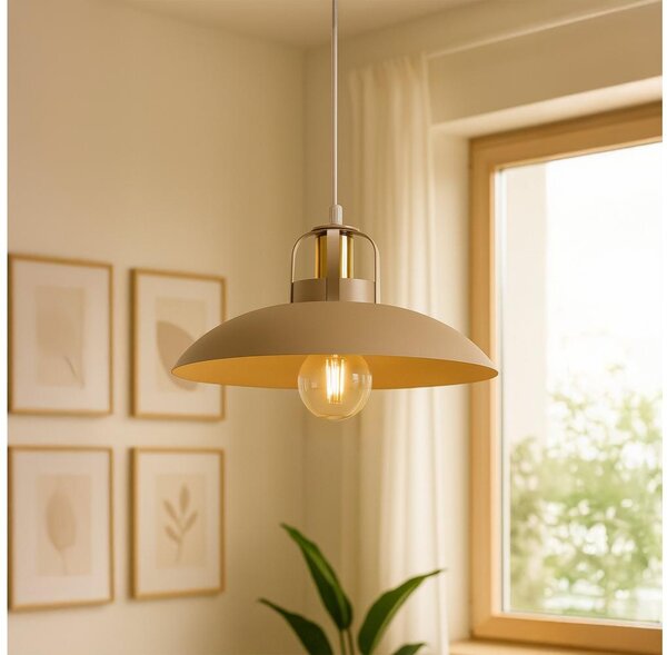 Brilagi - LED Luster na lanku FLAMENGO 1xE27/60W/230V béžová