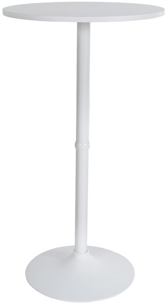 Barový stôl okrúhly DS25199, biely / rám biely - v108 x Ø60 cm