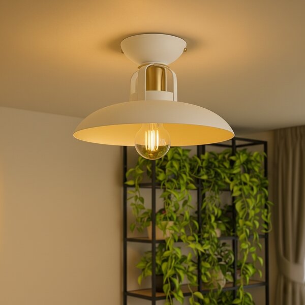 BRILAGI - LED Prisadený luster FLAMENGO 1xE27/60W/230V biela