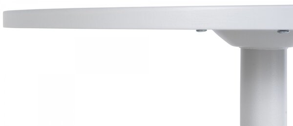 Barový stôl okrúhly DS25199, biely / rám biely - v108 x Ø60 cm
