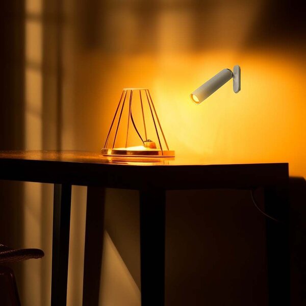 Biela LED stolová nabíjacia magnetická lampa 3v1 3W – LED lampičky a baterky > Stolové LED lampičky