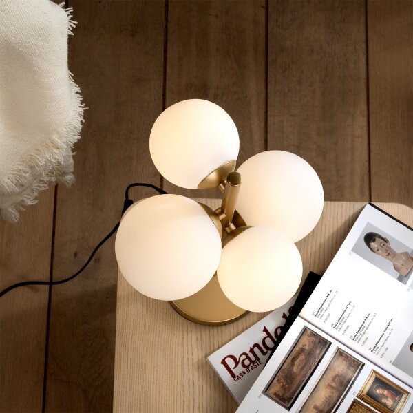 ONLI - Stolná lampa PALOMA 4xG9/10W/230V 48 cm zlatá