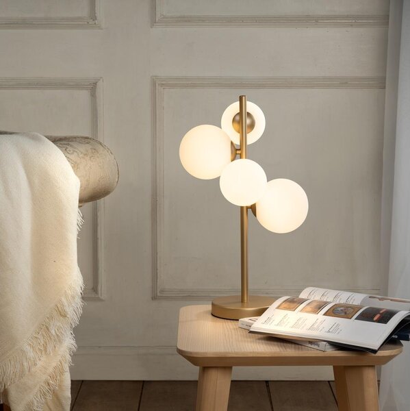 ONLI - Stolná lampa PALOMA 4xG9/10W/230V 48 cm zlatá