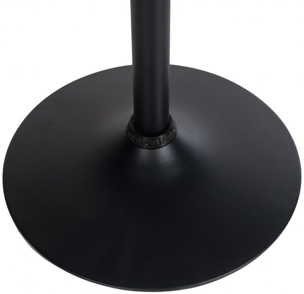 Barový stôl okrúhly DS25199, čierny / rám čierny - v108 x Ø60 cm