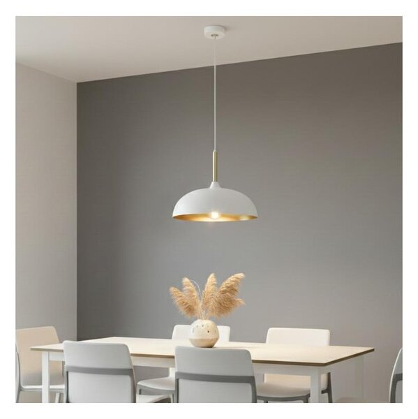 Brilagi - Luster na lanku ABRAHAM 1xE27/60W/230V pr. 35 cm biela