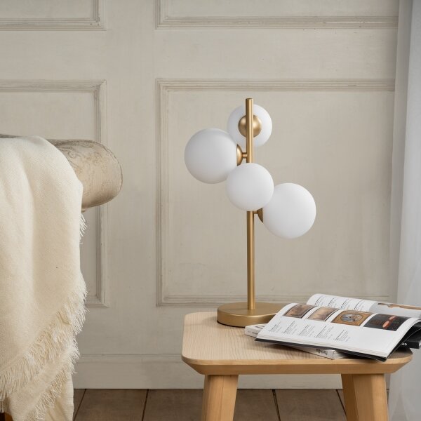 ONLI - Stolná lampa PALOMA 4xG9/10W/230V 48 cm zlatá