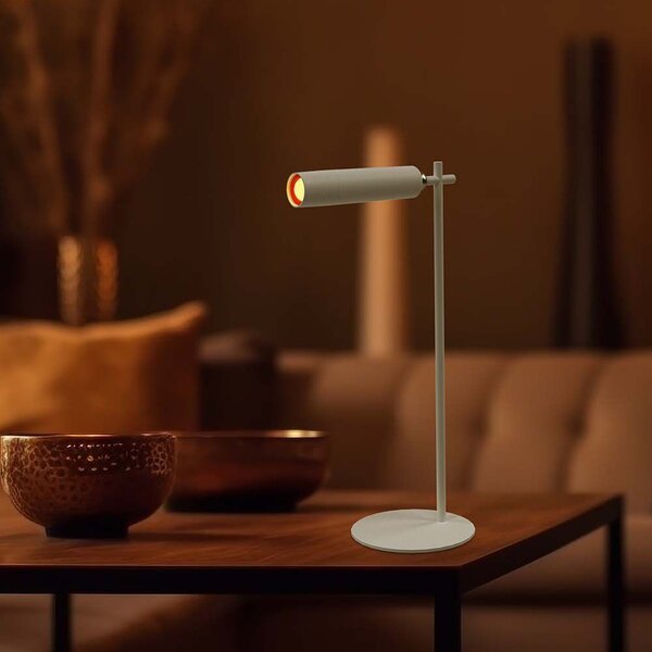 Biela LED stolová nabíjacia magnetická lampa 3v1 3W – LED lampičky a baterky > Stolové LED lampičky