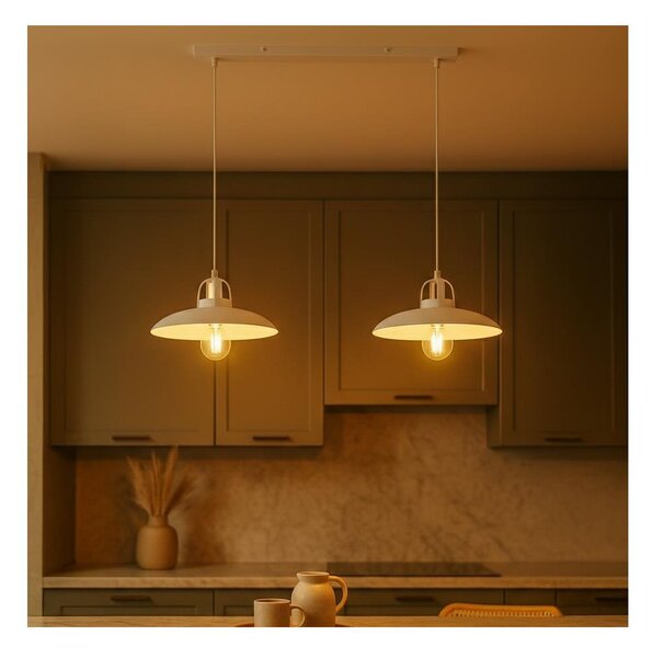 Brilagi - LED Luster na lanku FLAMENGO 2xE27/60W/230V biela