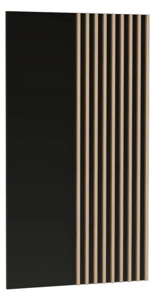 KONDELA Panel na stenu, dub artisan/čierna, KOLI C-10