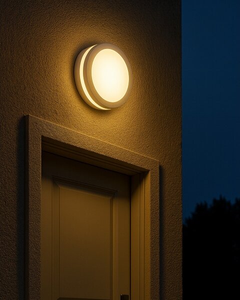 LED Stropné svietidlo s pohybovým senzorom LED/20W/230V 3000/4000/6500K IP54 biele