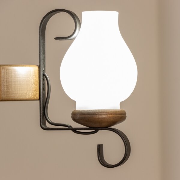 Brilagi - Luster na reťazi ROATA 3xE14/40W/230V buk/orech