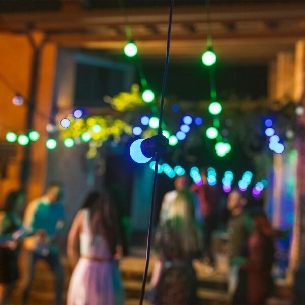 Twinkly TWF020STP-BEU - LED RGB Vonkajšia dekoračná reťaz 20xLED 14m IP44 Wi-Fi