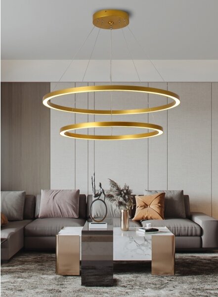Immax NEO 07159-G80-60 - LED Stmievateľný luster FINO LED/93W/230V Tuya zlatá + DO