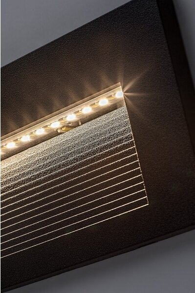 Rabalux 77190 - vonkajšie nástenné LED svietidlo KAVALA LED/6W/230V IP65 čierne