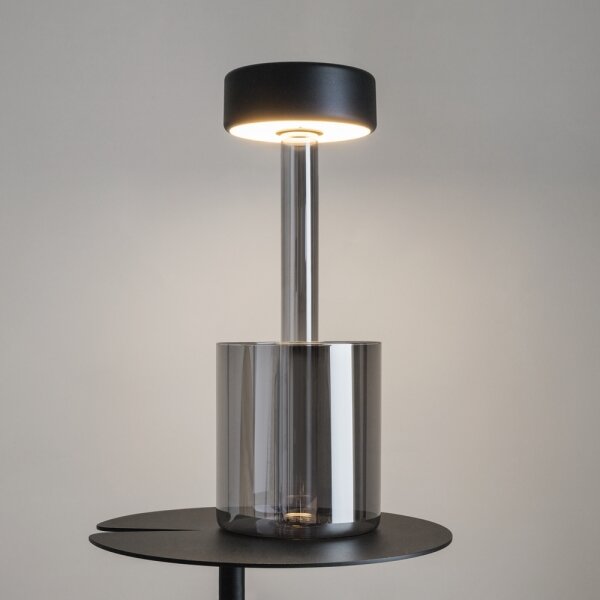 Maytoni MOD229TL-L3B3K3 - LED stmievateľná prenosná stolná lampa 3W/5V čierna/še