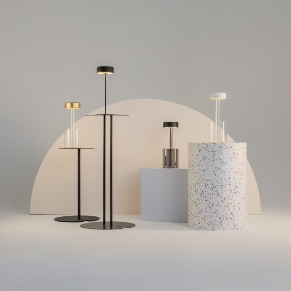 Maytoni MOD229TL-L3B3K3 - LED stmievateľná prenosná stolná lampa 3W/5V čierna/še