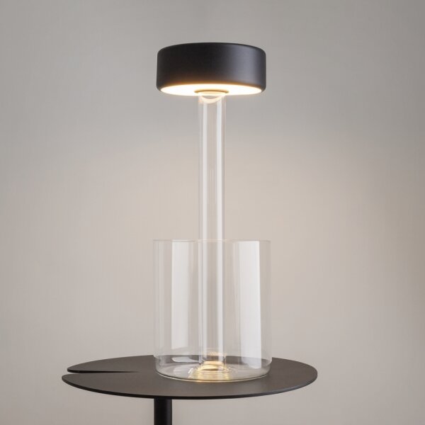 Maytoni MOD229TL-L3B3K1 - LED stmievateľná prenosná stolná lampa 3W/5V čierna/čí