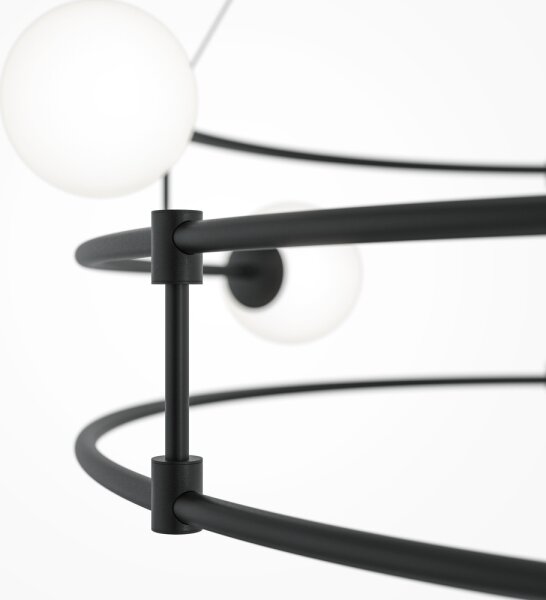 Maytoni MOD317PL-06B - Luster na lanku BALANCE 6xG9/40W/230V čierna