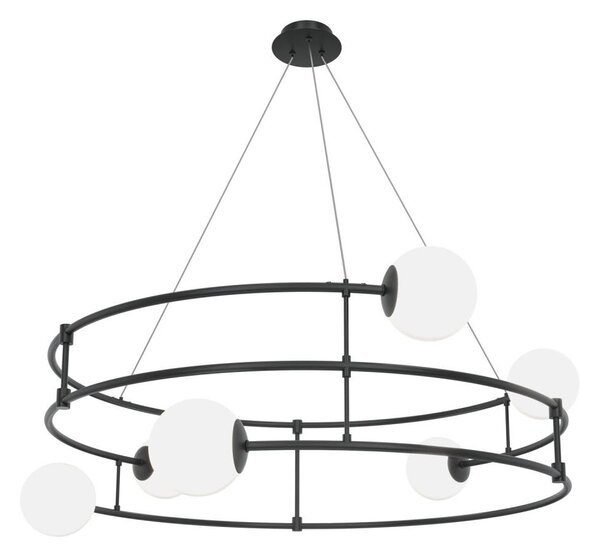 Maytoni MOD317PL-06B - Luster na lanku BALANCE 6xG9/40W/230V čierna