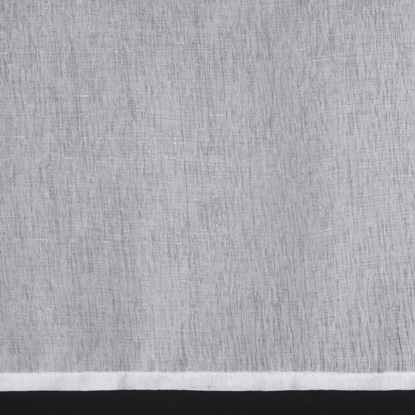 KRÁTKA ZÁCLONA NA PÚTKACH SEVILLA 150X60 CM BIELA