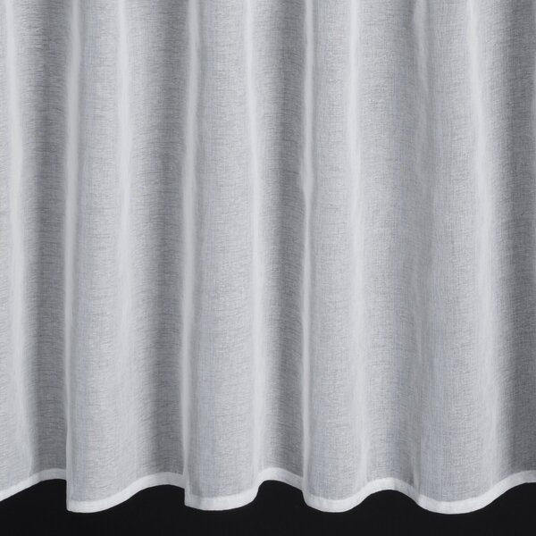 KRÁTKA ZÁCLONA NA PÚTKACH SEVILLA 150X60 CM BIELA