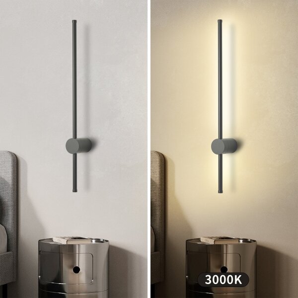 Brilagi - LED vonkajšie nástenné svietidlo AURA LED/12W/230V 3000K IP54 antracit